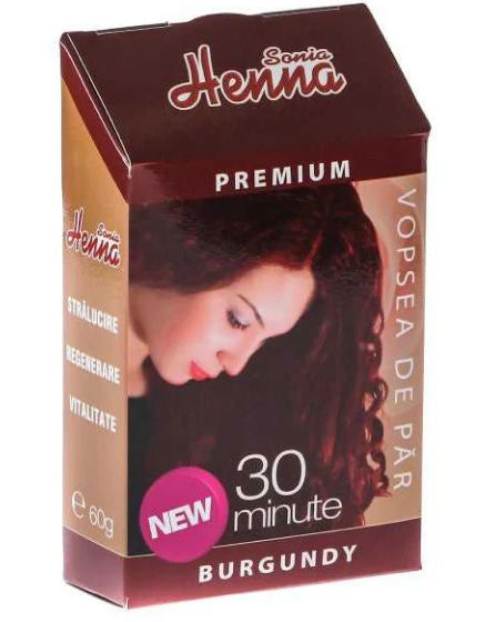 VOPSEA HENNA PREMIUM BURGUNDY * 60 GR, [],farmacom.ro