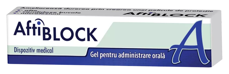 Aftiblock gel, 8 g, Zdrovit, [],farmacom.ro