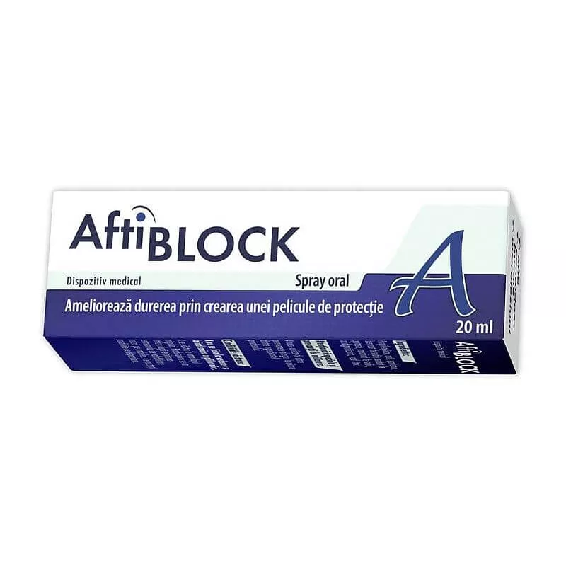 AftiBlock spray, 20 ml, Zdrovit, [],farmacom.ro
