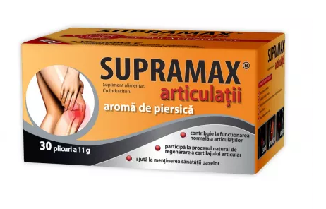 ZDROVIT SUPRAMAX ARTICULATII PIERSICA * 30 PLIC+GHID PACIENT, [],farmacom.ro