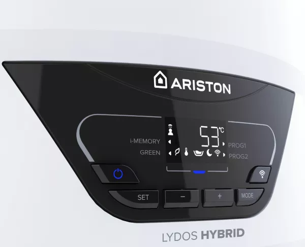 Boiler electric cu pompa de caldura, Ariston Lydos Hybrid Wi-Fi