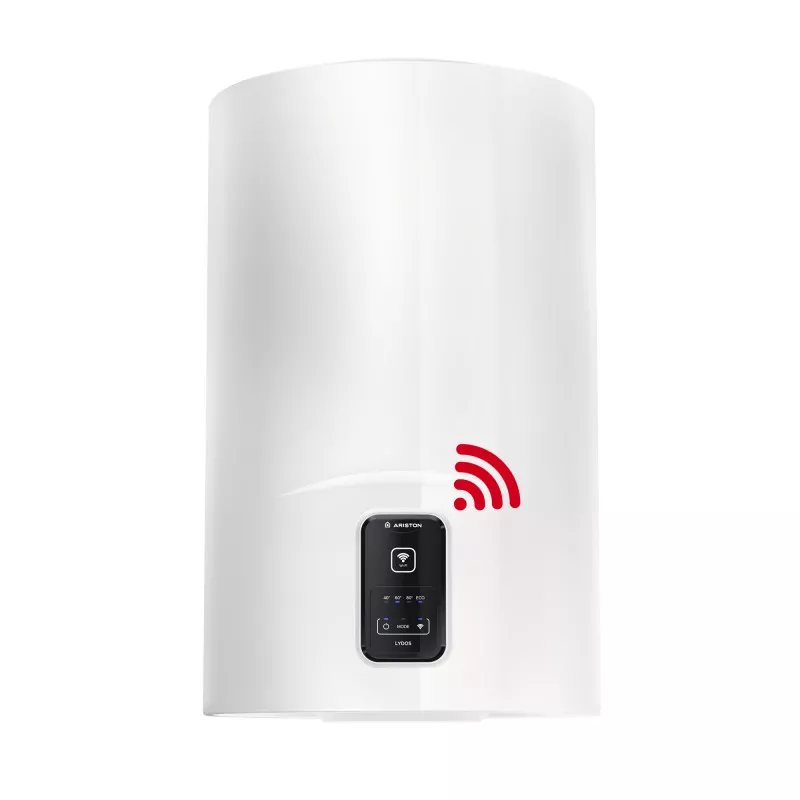  Boiler electric Ariston LYDOS Wi-Fi 50 V, 1800 W, conectivitate internet, rezervor emailat cu Titan 