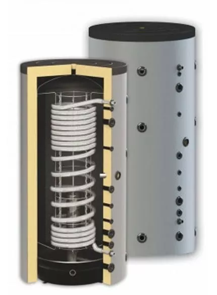 Boiler igienic combinat SUNSYSTEM HYG B 1000, fără serpentină, 1000 litri, pentru producerea și depozitarea apei calde menajere igienice și încălzire