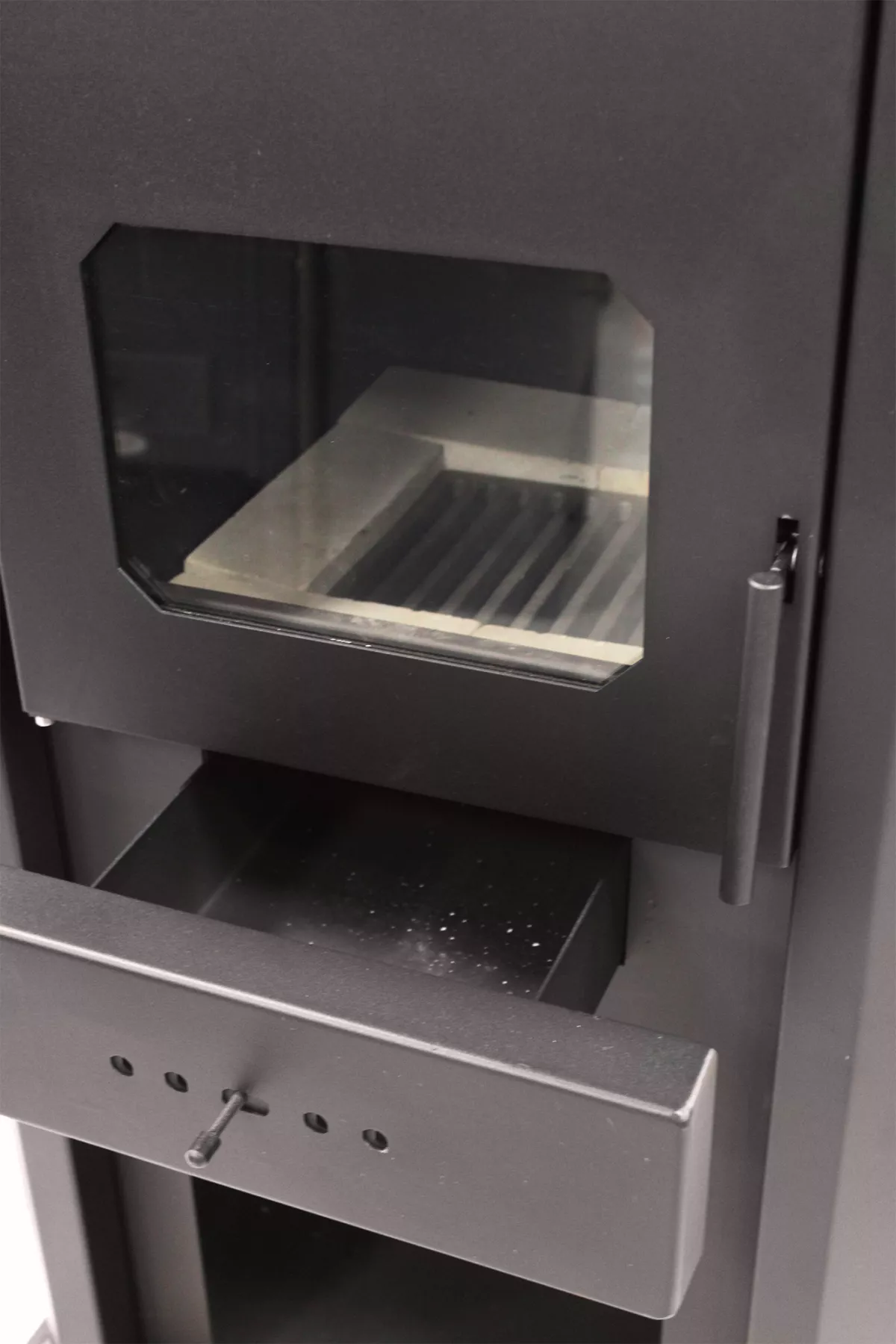 Termosemineu pe lemne, brichete si carbune Fornello Monza Ivory 27 kW