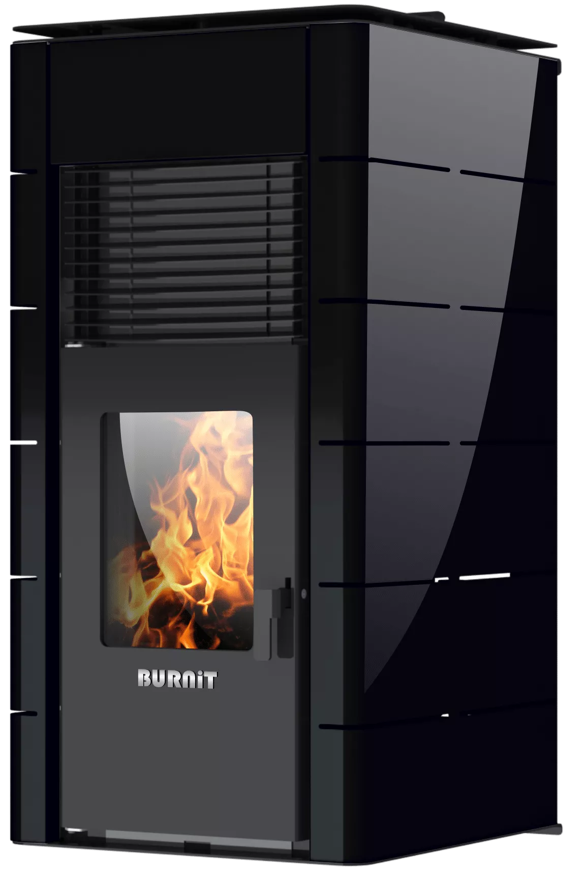 Termosemineu pe Peleti BURNiT Concept New Jet Black 25 kW