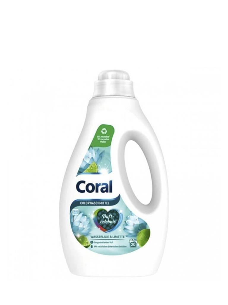 Color Water Lily & Lime, detergent lichid pentru rufe colorate, 20 spalari, 1 L