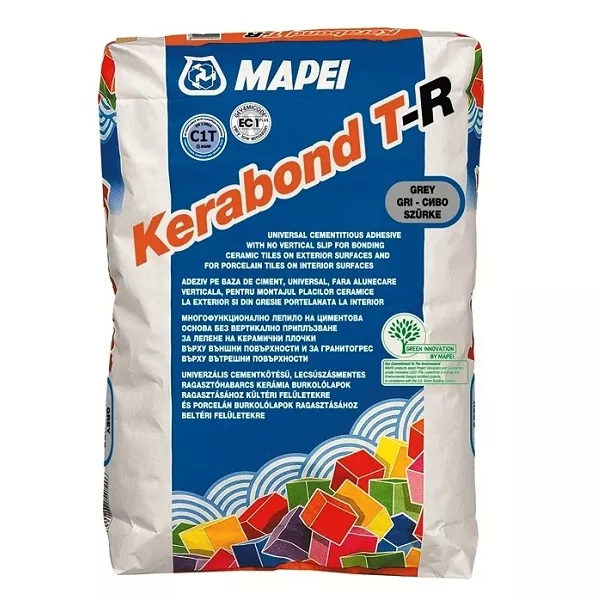 ADEZIV GRESIE SI FAIANTA MAPEI KERABOND T-R GRI 25 KG, [],harmonydecor.ro