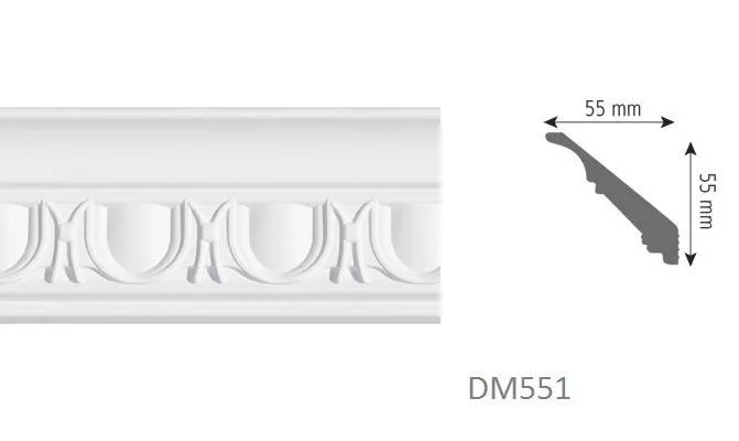 BAGHETA VIDELLA DIN POLISTIREN EXPANDAT DM551, [],harmonydecor.ro