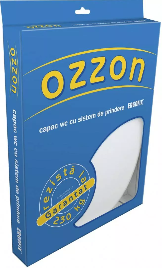 CAPAC WC OZZON ALB ERGOFIX, [],harmonydecor.ro