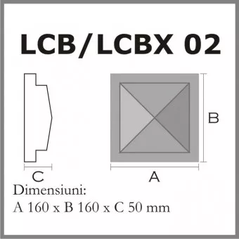CHEI DE BOLTA LCB02 DIN POLISTIREN EXPANDAT ACOPERIT CU RASINA, [],harmonydecor.ro