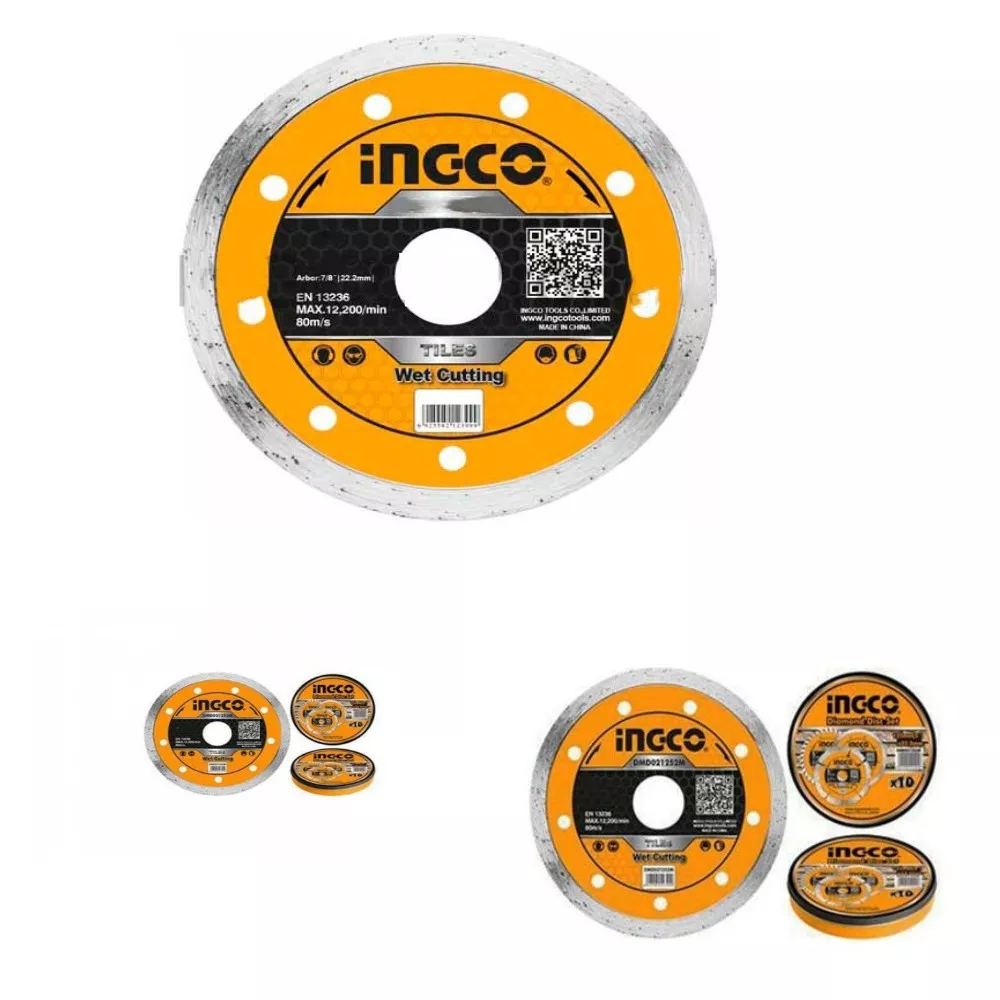 DISC DIAMANTAT CONTINU INGCO  125 mm TAIERE UMEDA, [],harmonydecor.ro