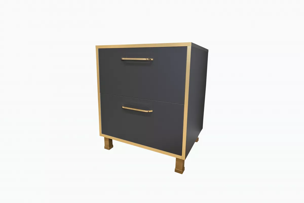DULAP BAZA 2 SERTARE ANTRACIT-AURIU, [],harmonydecor.ro