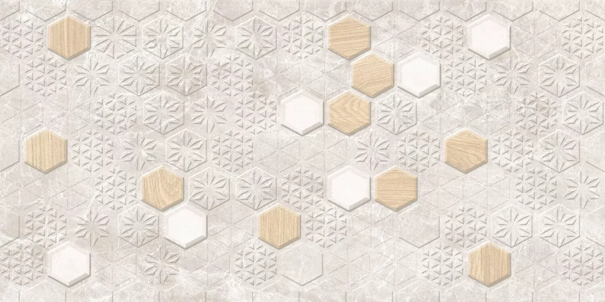 FAIANTA GOLDEN TILE ZEN HEXAGON BEIGE 30X60 CM (ZN1061), [],harmonydecor.ro
