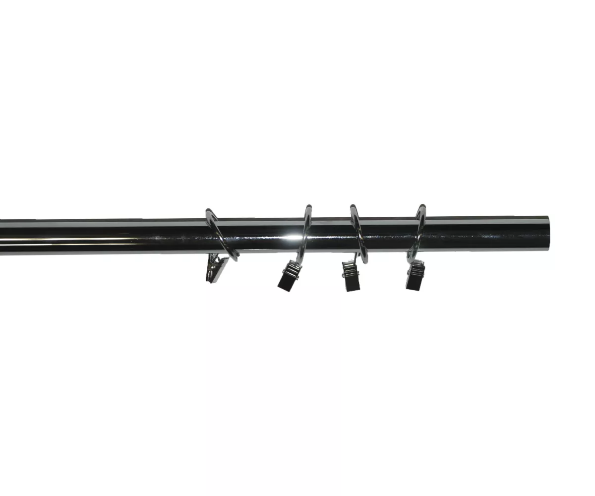 GALERIE METALICA SEMISET D19 SIMPLA CROM 160 cm, [],harmonydecor.ro