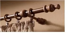 GALERIE LEMN STANDARD 200 CM WENGE DIAMETRU 28MM, [],harmonydecor.ro