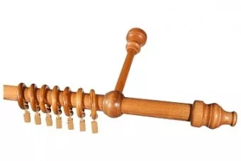 GALERIE LEMN STANDARD 240 CM CIRES DIAMETRU 28MM, [],harmonydecor.ro