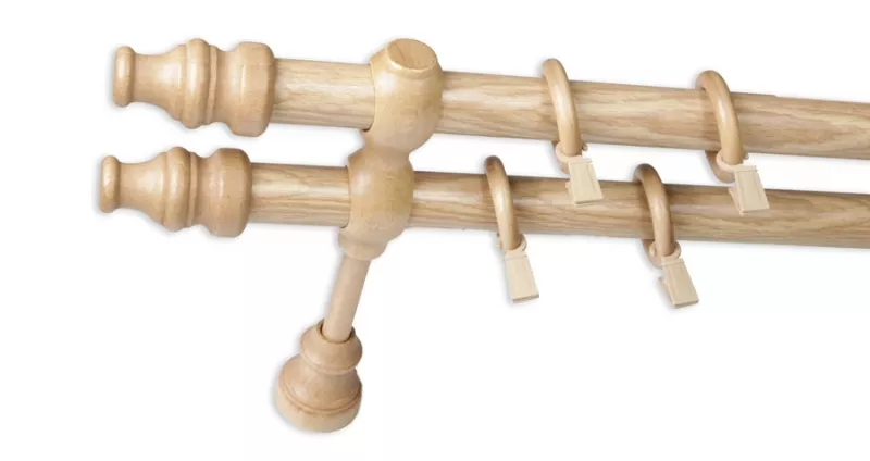 GALERIE LEMN STANDARD STEJAR DESCHIS DIAMETRU 28MM 120 cm, [],harmonydecor.ro