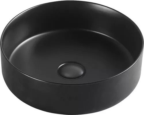 LAVOAR CERAMIC SANOTECHNIK SLIM NEGRU 41x41x14 CM K422B , [],harmonydecor.ro