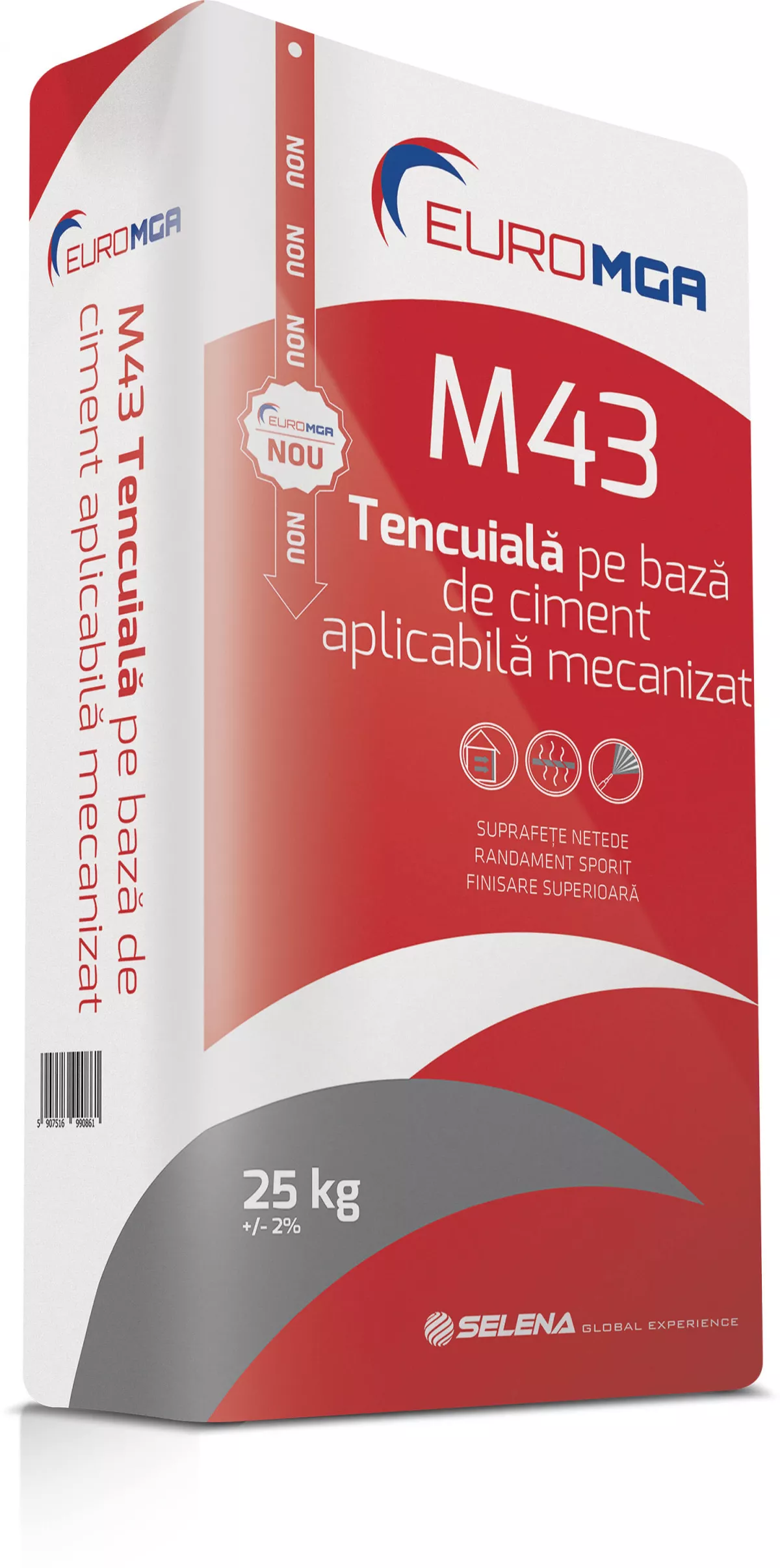 TENCUIALA PE BAZA DE CIMENT APLICABILA MECANIZAT M43 EUROMGA 30KG, [],harmonydecor.ro