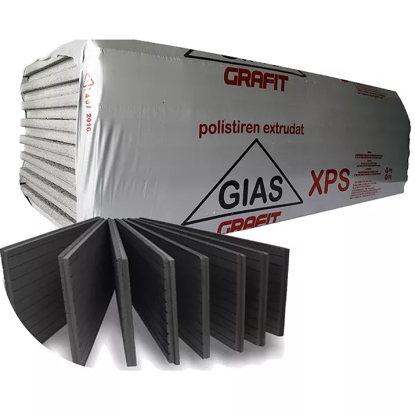 POLISTIREN EXTRUDAT GIAS XPS35 GRAFIT 100 MM, [],harmonydecor.ro