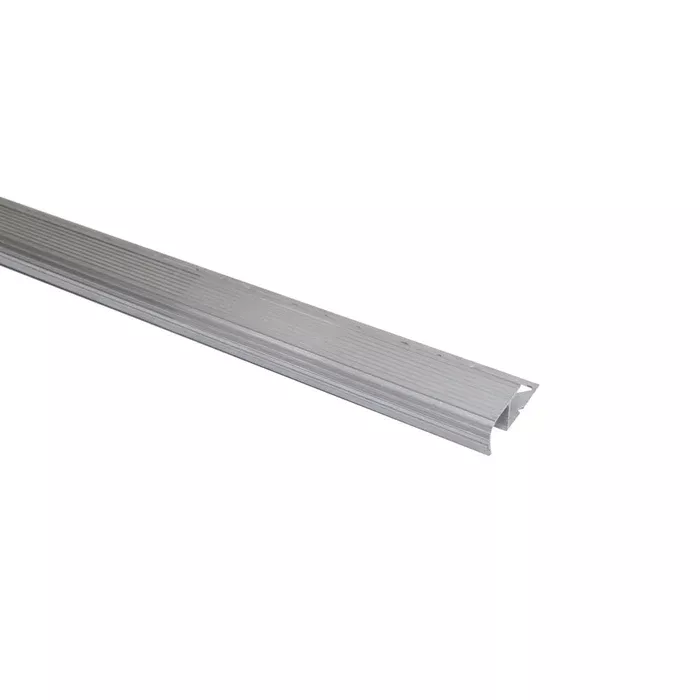 PROFIL ALUMINIU PENTRU TREAPTA,SEMIROTUND, S81 ARGINTIU 3M, [],harmonydecor.ro