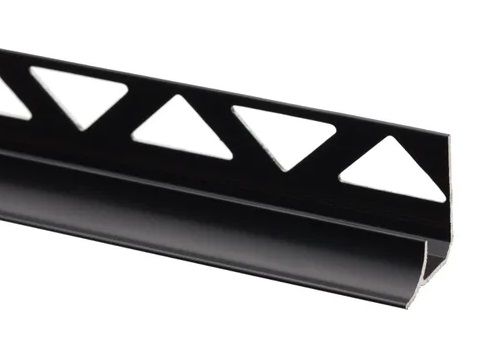 PROFIL COLT INTERIOR PENTRU FAIANTA  NEGRU MAT 2,5ML 2209, [],harmonydecor.ro