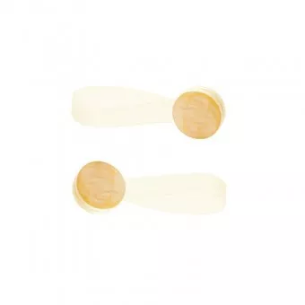SET 2 MAGNETI DECORATIVI PENTRU PERDEA SAU DRAPERIE VIDELLA BIJOU PATRICIA ECRU, [],harmonydecor.ro
