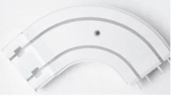 SET TERMINATIE ARC 2 CANALE PENTRU SINA DIN PVC VIDELLA