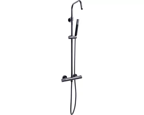 SISTEM DE DUS NEGRU CU TERMOSTAT SANOTECHNIK AB100, [],harmonydecor.ro
