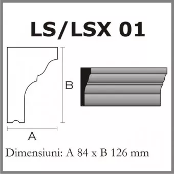 SOLBANCURI PENTRU FEREASTRA LS01 DIN POLISTIREN EXPANDAT ACOPERIT CU RASINA, [],harmonydecor.ro