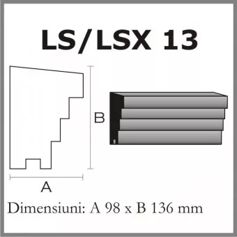 SOLBANCURI PENTRU FEREASTRA LS13 DIN POLISTIREN EXPANDAT ACOPERIT CU RASINA, [],harmonydecor.ro