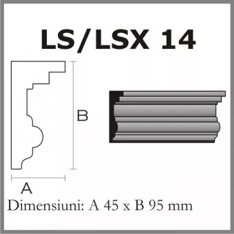 SOLBANCURI PENTRU FEREASTRA LS14 DIN POLISTIREN EXPANDAT ACOPERIT CU RASINA, [],harmonydecor.ro