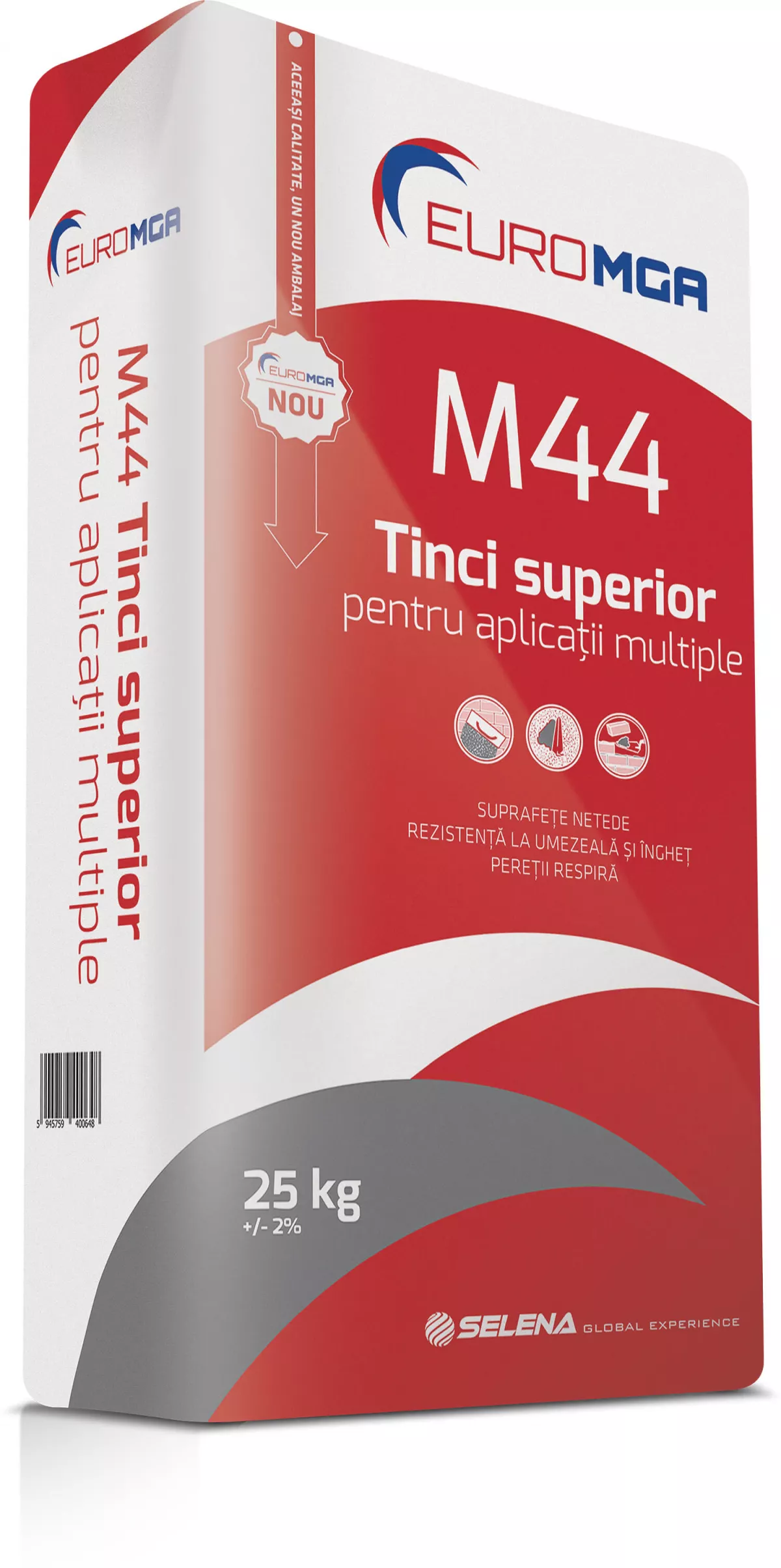 TINCI GRI SUPERIOR PENTRU APLICATII MULTIPLE EUROMGA M44 25KG, [],harmonydecor.ro