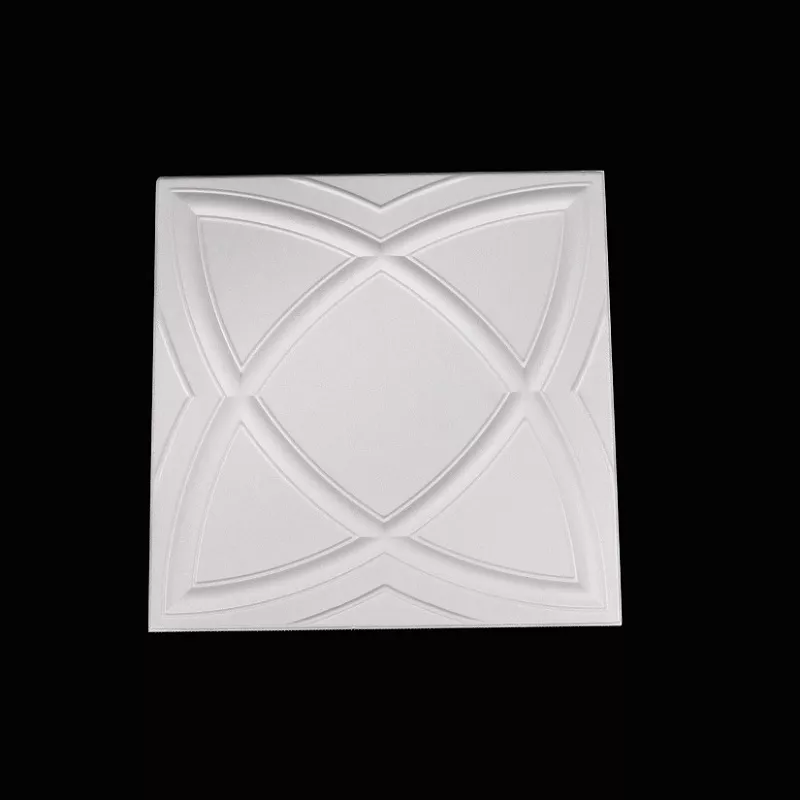 Tavan Decorativ din Polistiren 839 Alb 50x50 cm, [],harmonydecor.ro