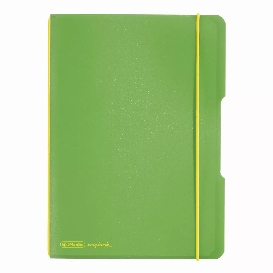 Caiet my.book flex A5, 40 file, dictando, verde