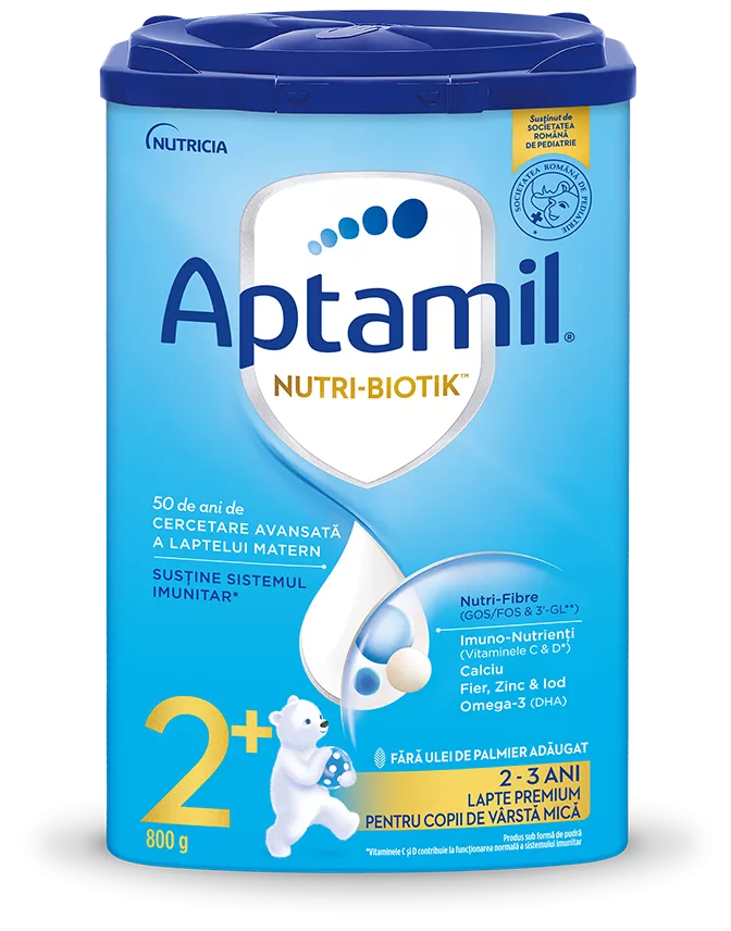 Aptamil junior Nutri-biotik 2+ lapte praf 800g, de la 2 ani, Milupa