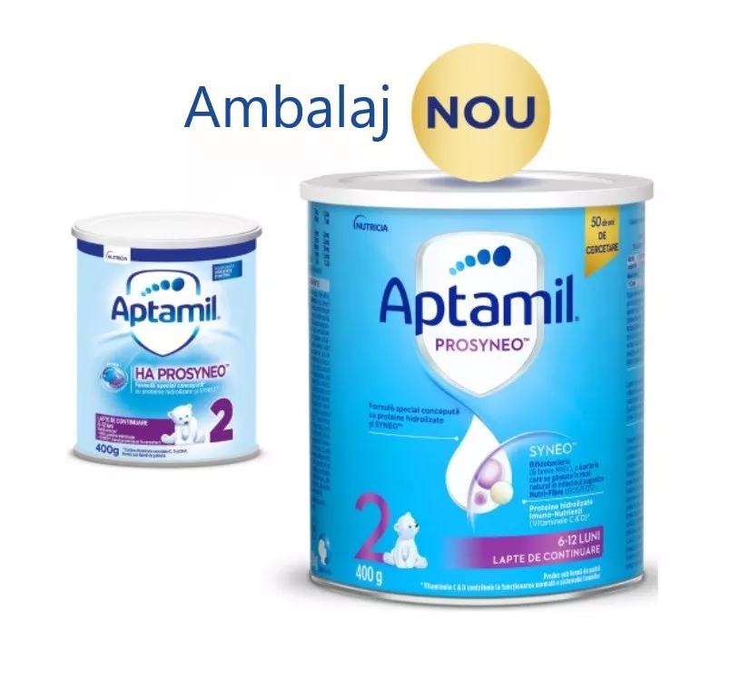 Aptamil Prosyneo 2, lapte praf 400g, 6-12 luni Milupa