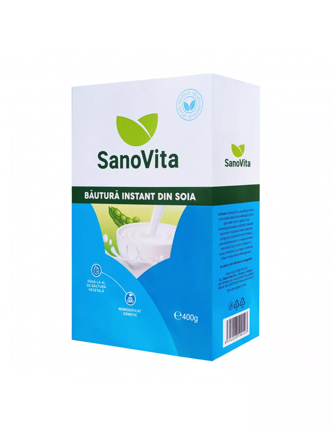 Bautură instant din soia 400g, SanoVita