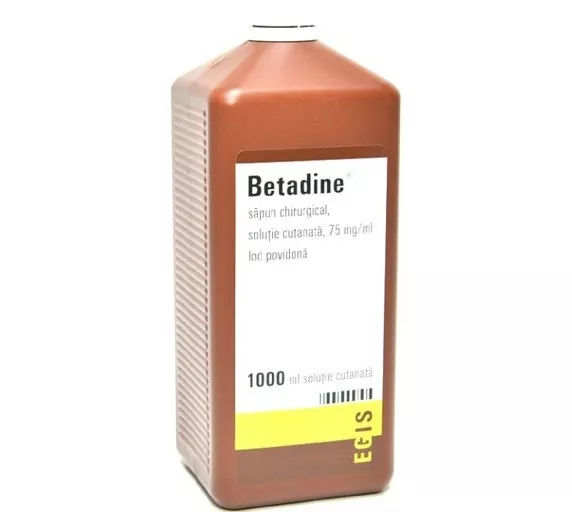 Betadine săpun chirurgical, 1000ml, Egis