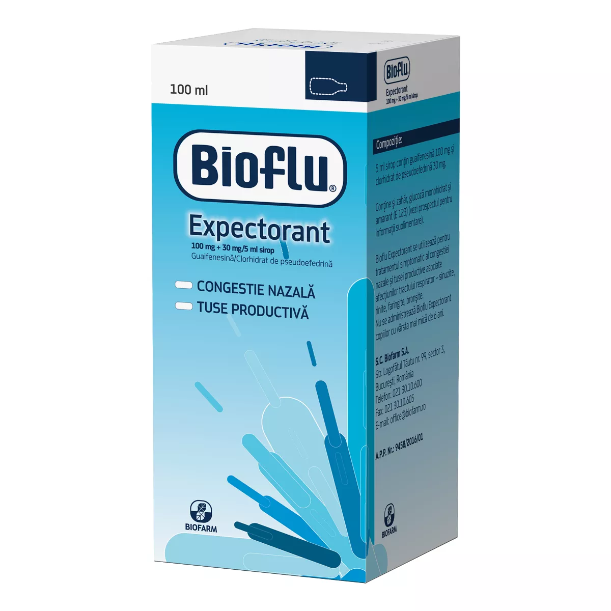 Bioflu Expectorant, 100 ml, Biofarm