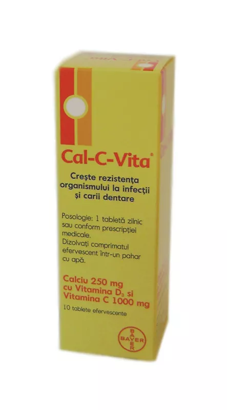 Cal - C - Vita, 10 comprimate efervescente