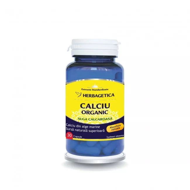 Calciu organic alga calcaroasa
30 capsule