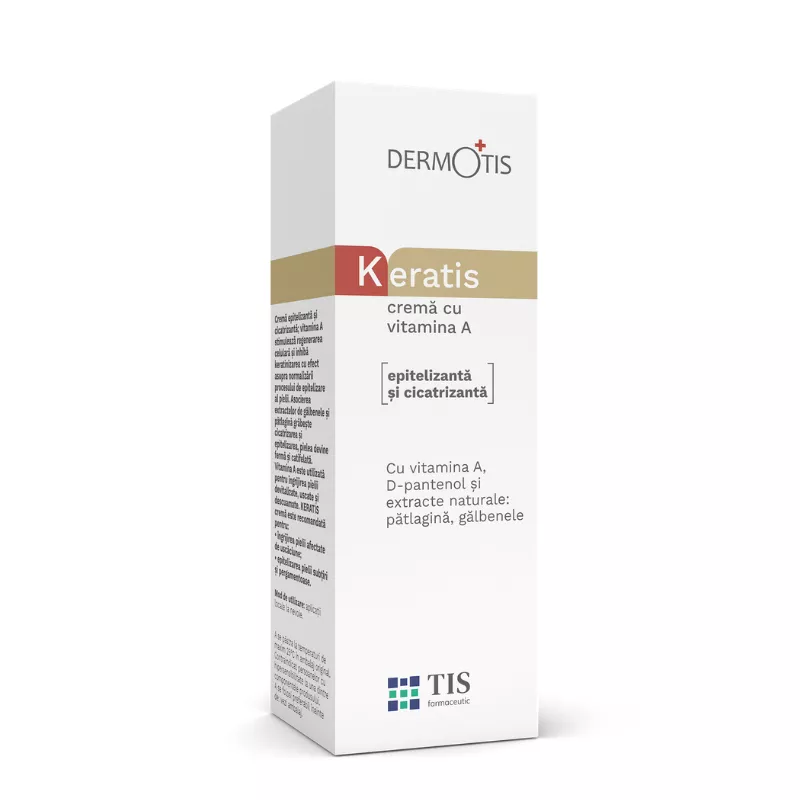 Dermotis Keratis cremă cu vitamina A, 20 ml, Tis
