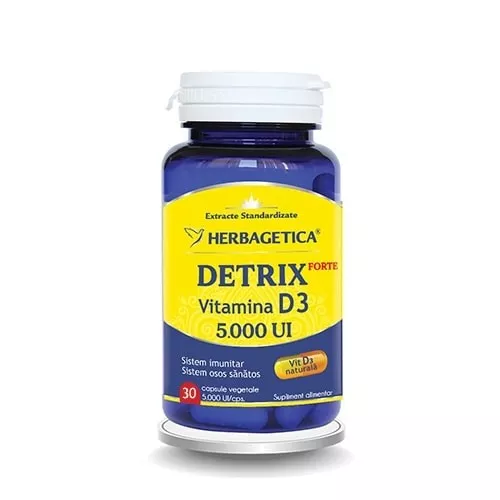 Detrix forte vitamina D3 5000ui
30 capsule