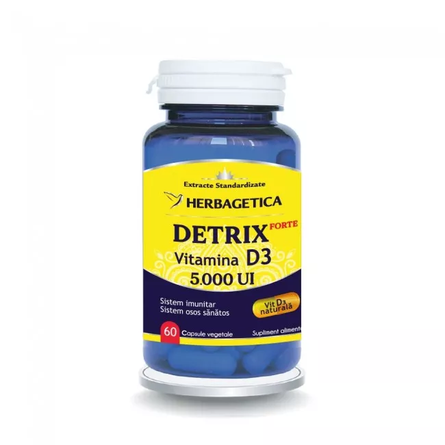 Detrix forte vitamina D3 5000ui
60 capsule