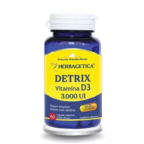 Detrix vitamina D3 3000ui
60 capsule