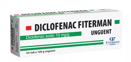 Diclofenac Fiterman, 10mg/g, unguent, 100g