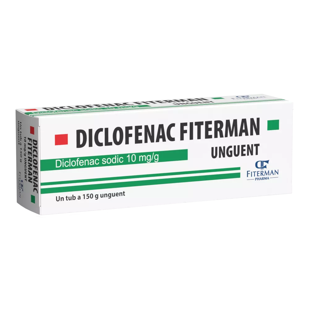 Diclofenac Fiterman, 10mg/g, unguent, 150g