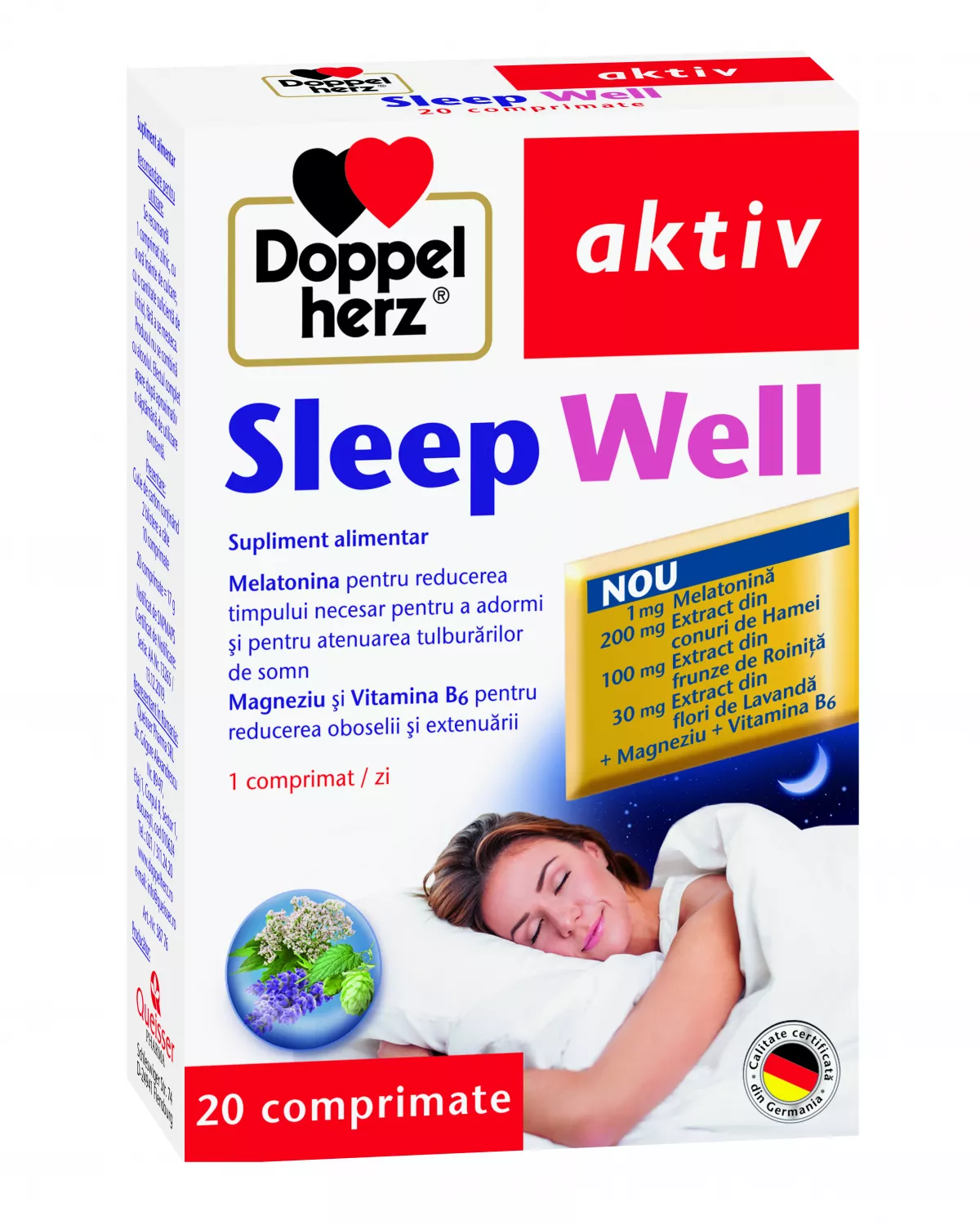 Doppelherz Aktiv Sleep Well, 20 comprimate