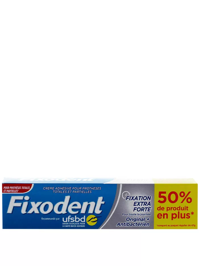 Fixodent Original Extra Forte,  cremă adezivă, 47g, Procter & Gamble